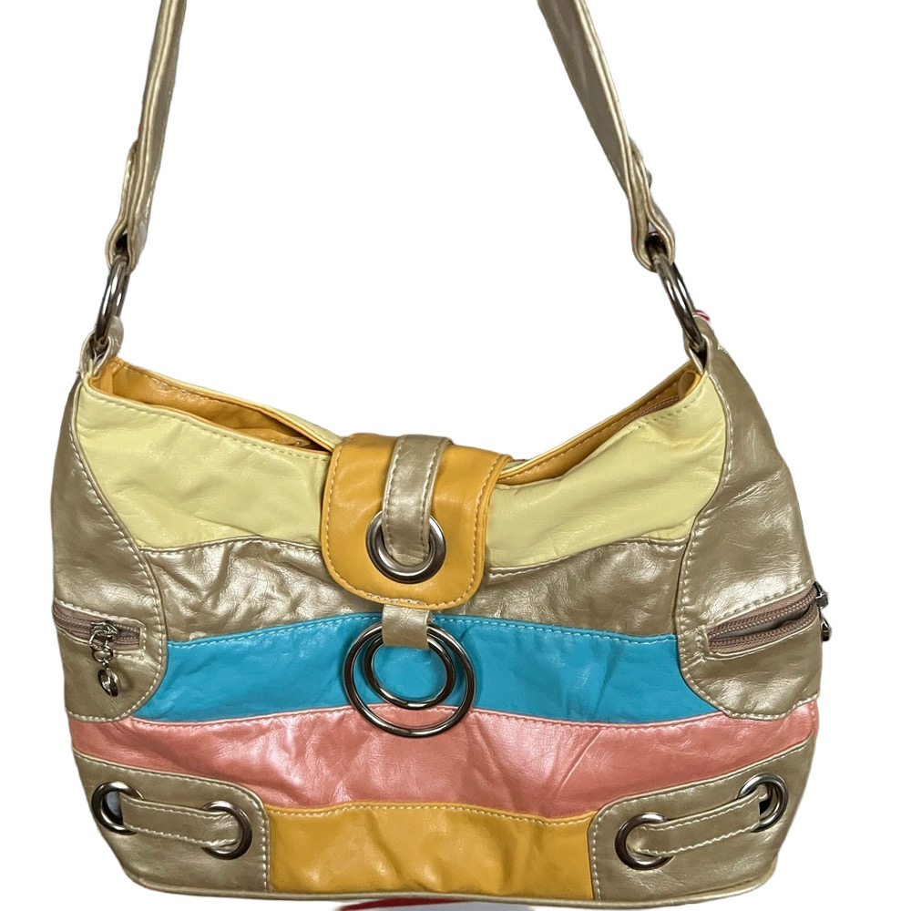 J C Fashion Multicolor Women's Shoulder Bag NWT